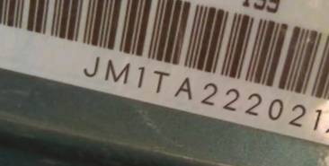 VIN prefix JM1TA2220217