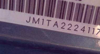 VIN prefix JM1TA2224117