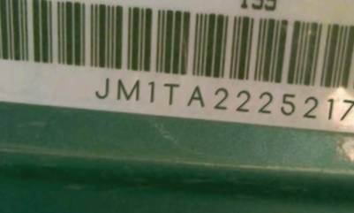 VIN prefix JM1TA2225217