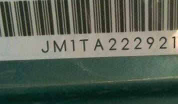 VIN prefix JM1TA2229217