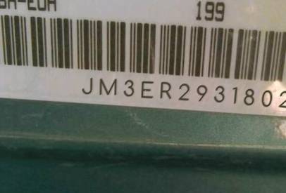 VIN prefix JM3ER2931802