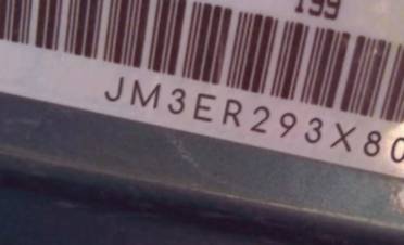 VIN prefix JM3ER293X802