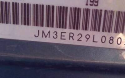 VIN prefix JM3ER29L0802