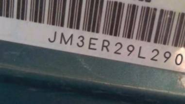 VIN prefix JM3ER29L2902