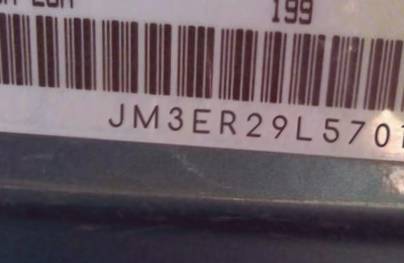 VIN prefix JM3ER29L5701
