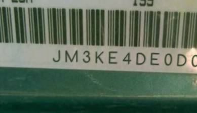 VIN prefix JM3KE4DE0D01