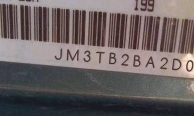 VIN prefix JM3TB2BA2D04
