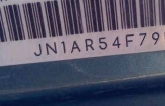 VIN prefix JN1AR54F79M2
