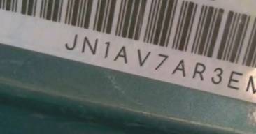 VIN prefix JN1AV7AR3EM7
