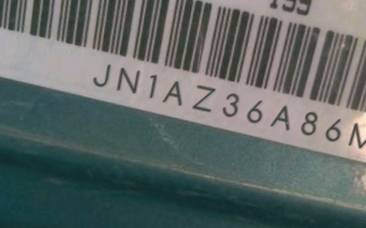 VIN prefix JN1AZ36A86M4
