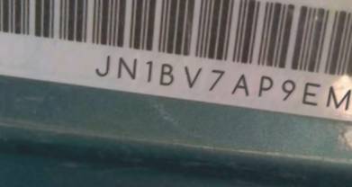 VIN prefix JN1BV7AP9EM6