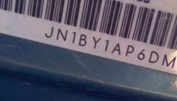 VIN prefix JN1BY1AP6DM5