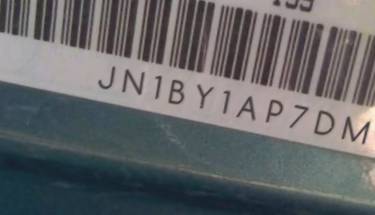 VIN prefix JN1BY1AP7DM5