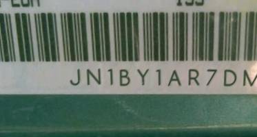 VIN prefix JN1BY1AR7DM6