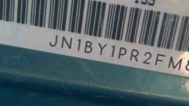 VIN prefix JN1BY1PR2FM8