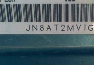 VIN prefix JN8AT2MV1GW1