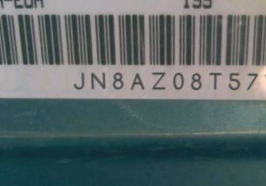 VIN prefix JN8AZ08T57W5