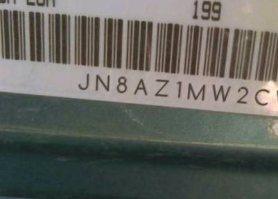 VIN prefix JN8AZ1MW2CW2