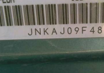VIN prefix JNKAJ09F48M3