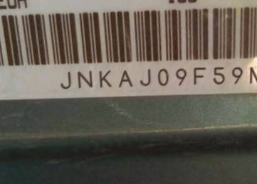VIN prefix JNKAJ09F59M9