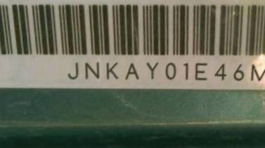 VIN prefix JNKAY01E46M1