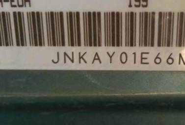 VIN prefix JNKAY01E66M1