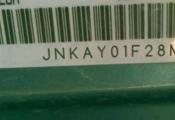 VIN prefix JNKAY01F28M6