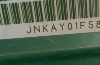 VIN prefix JNKAY01F58M6