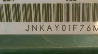 VIN prefix JNKAY01F76M2