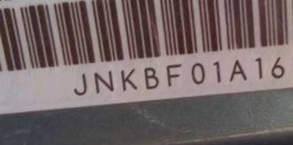 VIN prefix JNKBF01A16M8