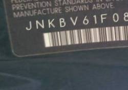 VIN prefix JNKBV61F08M2