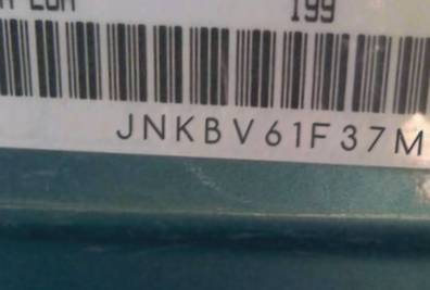 VIN prefix JNKBV61F37M8