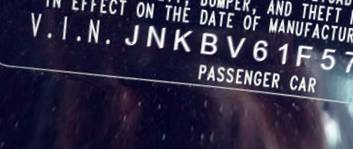 VIN prefix JNKBV61F57M8
