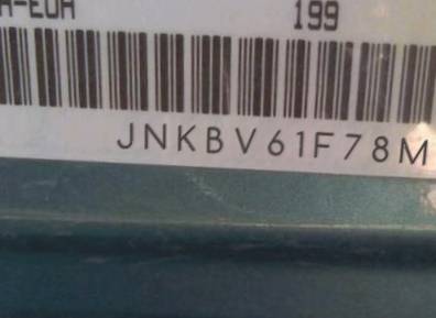 VIN prefix JNKBV61F78M2