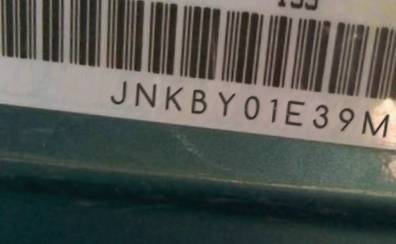 VIN prefix JNKBY01E39M7