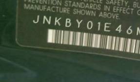 VIN prefix JNKBY01E46M2