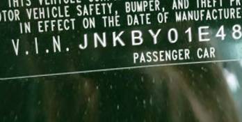 VIN prefix JNKBY01E48M5