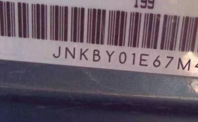 VIN prefix JNKBY01E67M4