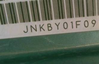 VIN prefix JNKBY01F09M7