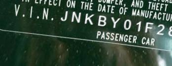 VIN prefix JNKBY01F28M5