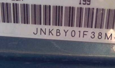 VIN prefix JNKBY01F38M5