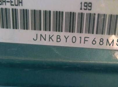 VIN prefix JNKBY01F68M5