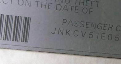 VIN prefix JNKCV51E05M2