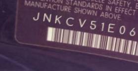 VIN prefix JNKCV51E06M5