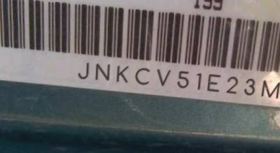 VIN prefix JNKCV51E23M3