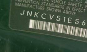 VIN prefix JNKCV51E56M5
