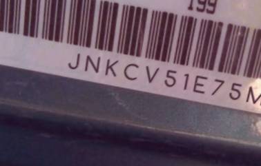VIN prefix JNKCV51E75M2
