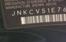 VIN prefix JNKCV51E76M5