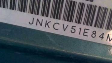 VIN prefix JNKCV51E84M1