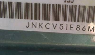 VIN prefix JNKCV51E86M5